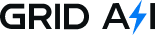 grid ai logo headline